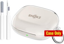 Transparent TPU Shockproof Cover for SHOKZ OpenFit 2 Case, Clear Earbud Accessor