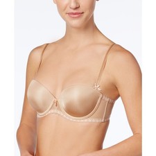 b.tempt'd by Wacoal Faithfully Yours Strapless Bra Push Up 954108 Nude NWT 34D
