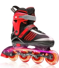 PAPAISON Adjustable Inline Skates for Kids  Small 