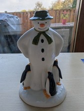 Coalport The Snowman With His Friends Bone China LE #400/1000 Boxed COA