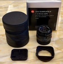 Leica Summicron-M 1: 2/35 35mm ASPH. M Mount. Black. Boxed. Excellent Condition