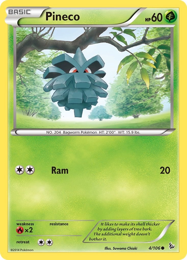 Pineco Normal XY - Flashfire 4/106 LP