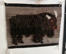 Navajo Rug Weaving All Handspun Buffalo