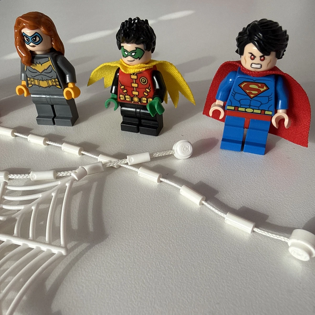 5er LEGO Marvel Super Heroes Spiderman & DC Comics Superman Batgirl Robin Flash