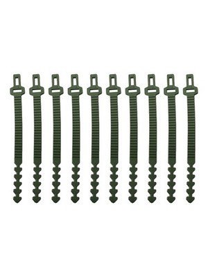 10PCS Tree Ties Soft Rubber Plant Support Straps Adjustable 24cm High Quality