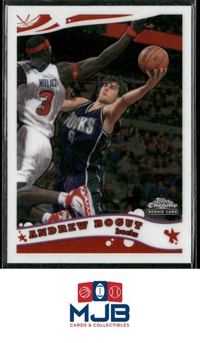 Andrew Bogut #210 2005 Topps Chrome card