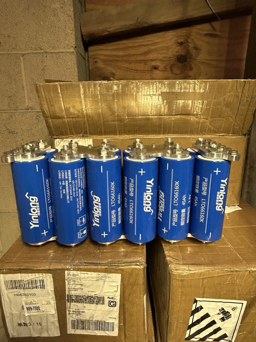 YINLONG 90ah 2.3V LTO 66160 6S2P 14.6 v 90Ah car Audio Battery