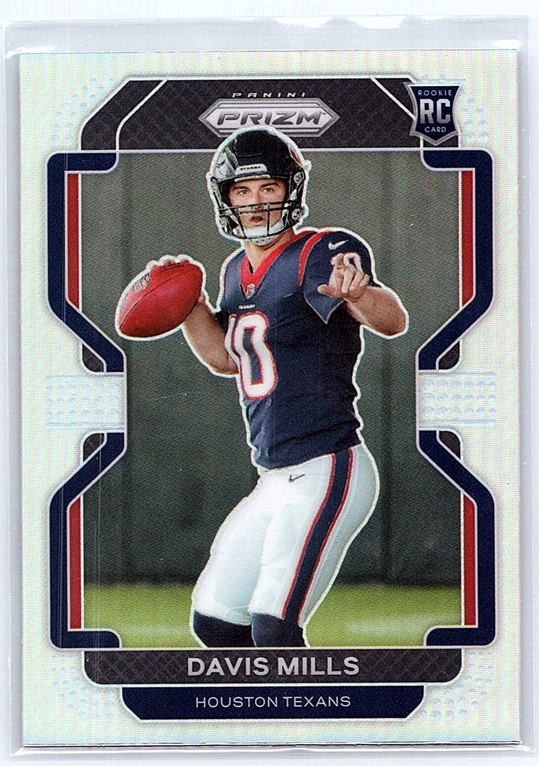 2021 Panini Prizm #V-352 Davis Mills Rookie Variations Prizm Silver