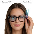 Smart Glasses Bluetooth with Camera, AI Assistant, Wireless Charging & 3 Lenses