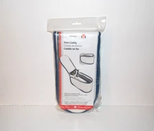 Household Essentials Iron Caddy Storage Carrying Bag w/ Handle Canvas Zipper Top