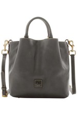 Dooney Bourke Florentine Leather Small Barlow Bag Purse Black A606889