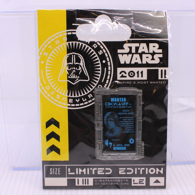 C3 Disney DLR Pin Star Wars Luke Skywalker Empire's Most Wanted Sci-fi Academy
