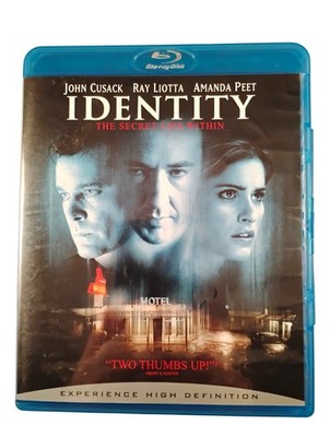 Identity (Blu-Ray, 2007) John Cusack Ray Liotta Amanda Peet- OOP