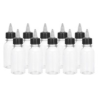 10Er Pack 100Ml/3.4Oz Dosierflaschen Kunststoff Quetschflasche Mit Top Kappe