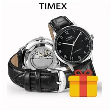 TIMEX Watch Men Automatic Mechanical Fashion Sports Waterproof Leather Strap