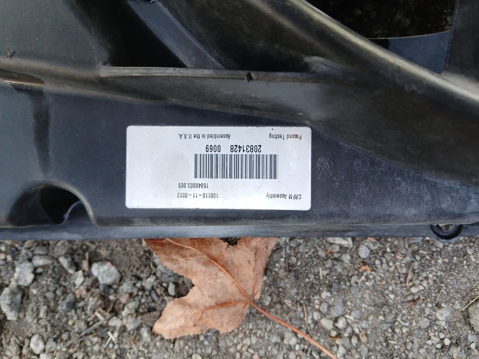 2010–2017 CHEVROLET EQUINOX GMC TERRAIN 2.4L OEM ENGINE COOLING FAN 20831428 - Image 2 of 2