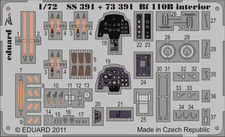Eduard Accessories EDU73391 Messerschmitt Bf.110B S.A.  PE-Sets