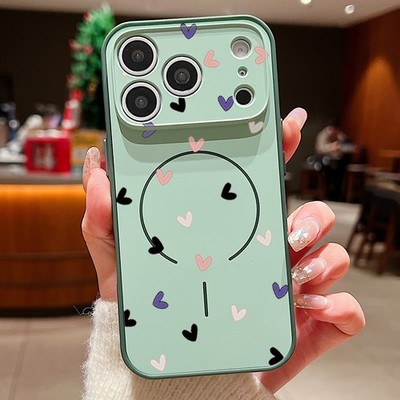 Magsafe Handyhülle für iPhone 17 16 Pro Max 15 14 13 Magnetic Niedlich Herz Case