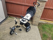 Bentley Kids 3 Wheel Tricycle Ride On Stroller Combo with Canopy Storage compart