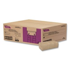Cascades PRO H175 9" x 9.45" Multifold 1-Ply Folded Towels - Natural 4000/CT New