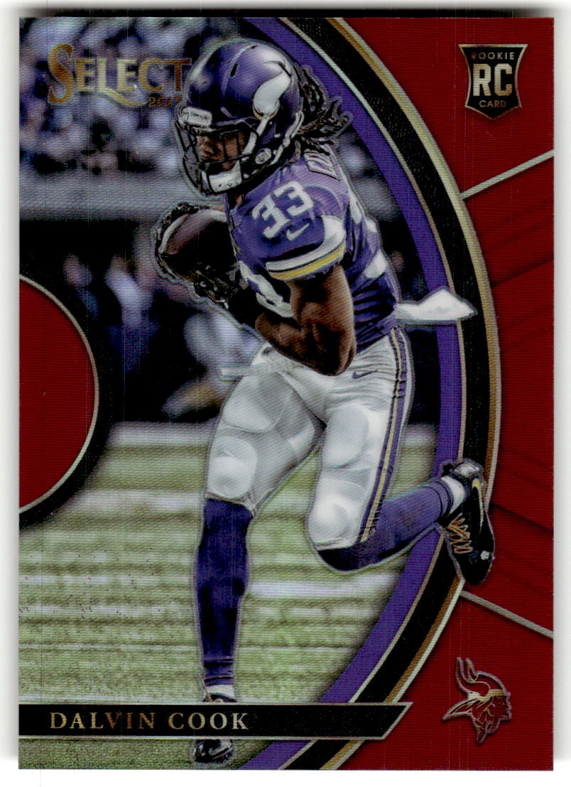 2017 Panini Select Dalvin Cook Maroon #/99 Rookie #51