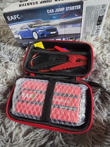 EAFC Car Jump Starter 12V 5V/2A Red In Carry Case JX05 BNIB