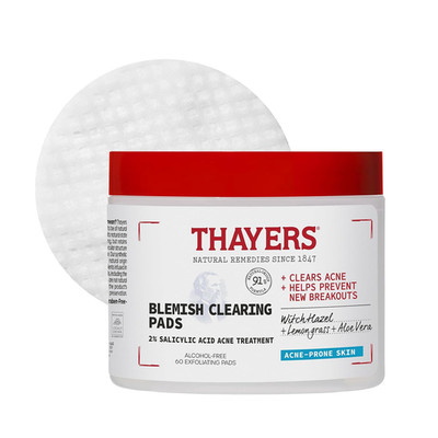 Blemish Clearing Acne Pads, Salicylic Acid Acne Treatment for Face, Pore Reducin