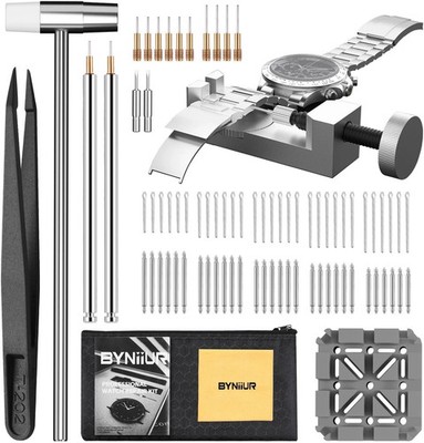 Watch Link Removal Kit, Watch Band Remover Tool Watch Adjustment Tool Kit, Watch