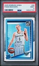 2025 PANINI DONRUSS WNBA #86 PAIGE BUECKERS ROOKIE RC PSA 9