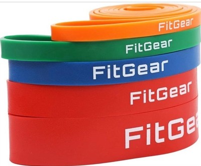 FitGear Resistance Bands - 6 resistance levels pull up assistance bands