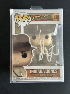 Harrison Ford Signed Indiana Jones Funko Pop #1350 AUTO Genuine Hologram - Photo 1/4