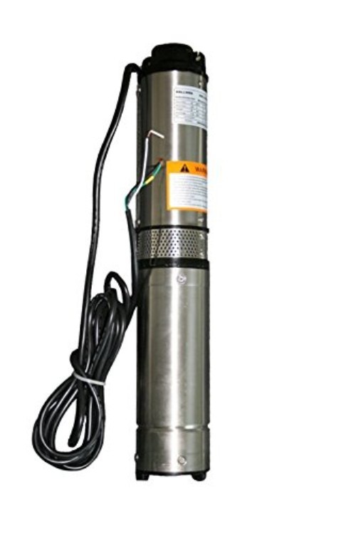 Stainless Steel 1HP Submersible Pump, 230V, 33 GPM