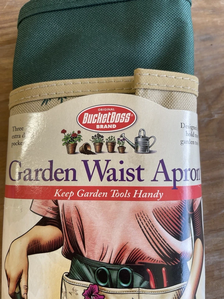 Vintage 1998 Original BUCKET BOSS Garden Waist Apron Duckwear Canvas Fiskars - Image 2 of 4