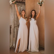 Show Me Your Mumu Shannon One Shoulder Dress Maxi Show Me The Ring Crisp NWT S