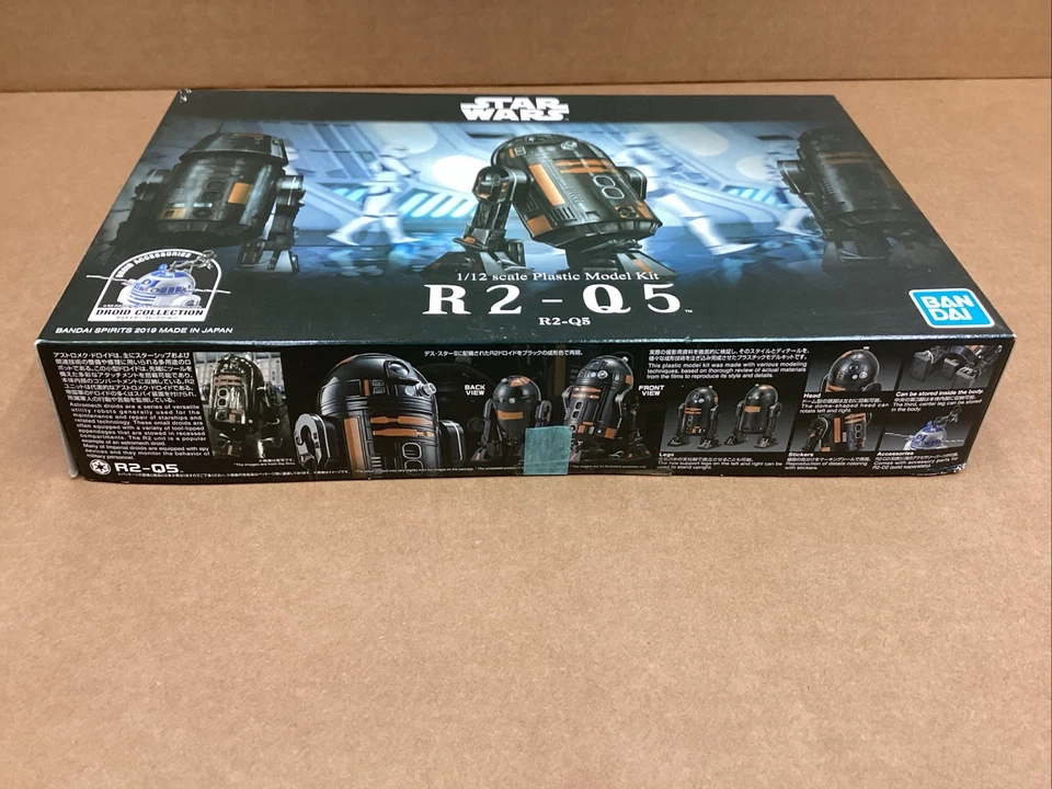 Kit Modelo Plástico Bandai Star Wars R2-Q5 Escala 1/12 Japón Nuevo Foto 2 de 4