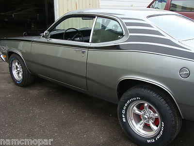 Fits 1970-76 DUSTER Custom race stripes, NOSE TO TAIL - DIY decal kit -unbranded