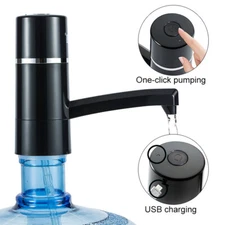 Auto Water Bottle Dispenser USB Rechargeable Drinking Water Pump for 2-5 Gallon