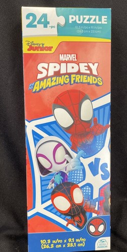 Marvel Spidey And Friends Web Puzzle 24 Pc 10”x9” - Picture 2 of 3