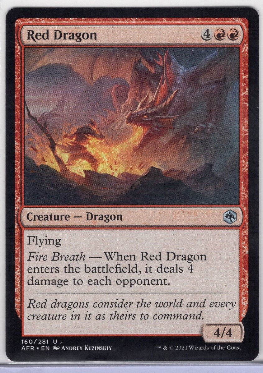 1x Red Dragon - AFR - Near Mint | eBay