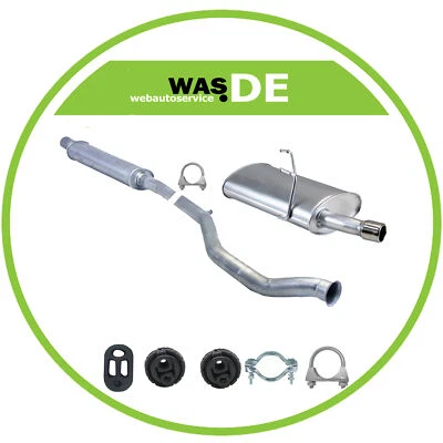 UE FABRICANT échappement silencieux pour Peugeot 206 CC 2.0 S16 coupe cabrio