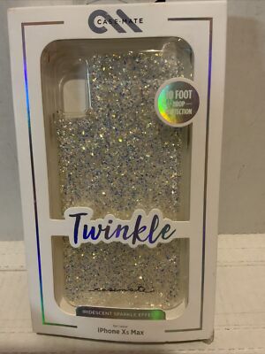 Case-Mate Twinkle. Hard Case for iPhone XS Max - Iridescent Sparkle New 