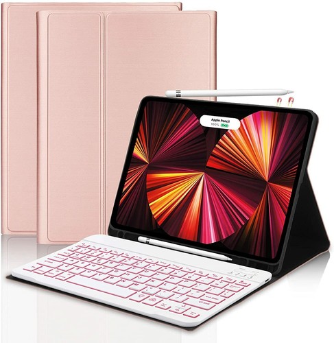 Backlit Touchpad Keyboard Case w/Pen Holder For iPad Air 4/5th Gen//iPad Pro 11" - Picture 5 of 50