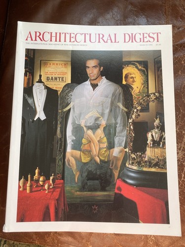Lot Architectural Digest Magazine 1995 (9) David Copperfield Primitives Country - Picture 3 of 7