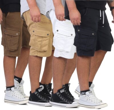 Geographical Norway Herren Shorts Cargo Shorts bequeme kurze Hose Bermuda Sommer