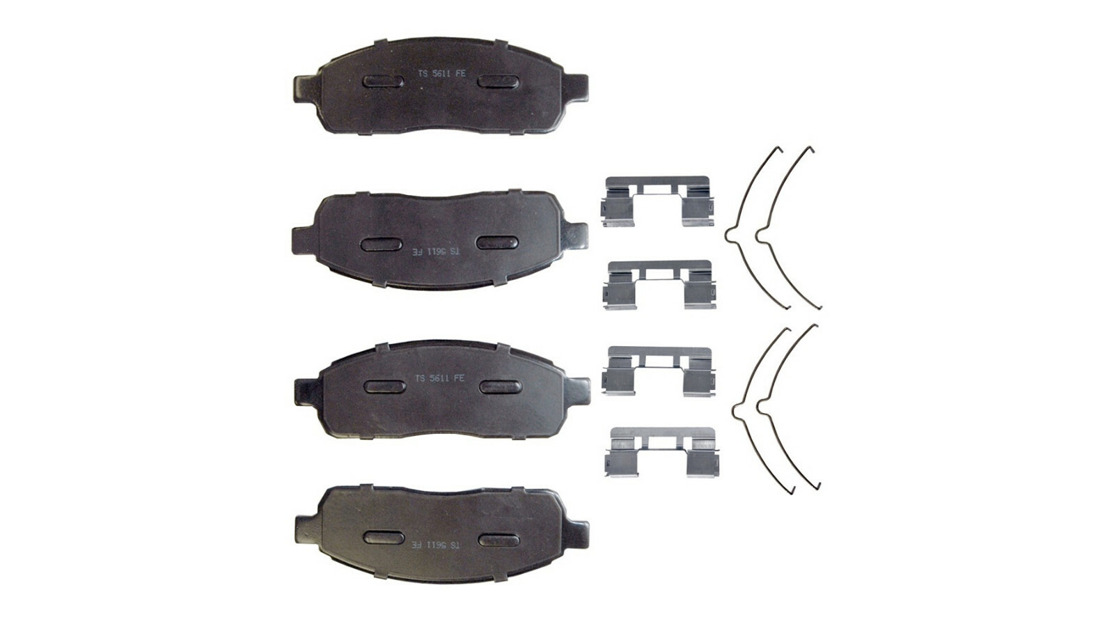 NAPA Proformer OE SemiMetallic Front Brake Pads PF7915M Ford F150 2004
