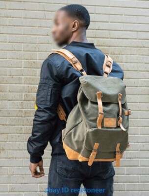 Abby Backpack Green Travel Rucksack Collection Replica x Official