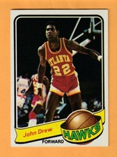 John Drew Atlanta Hawks 1979-80 Topps #118 Beatrice Alabama Gardner-Webb