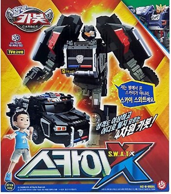 Hello Carbot Returns Sky SWAT X Police Car Transformer Robot Toy