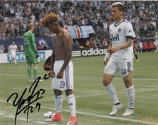 Vancouver Whitecaps Yordy Reyna Autographed Signed 8x10 Photo COA B