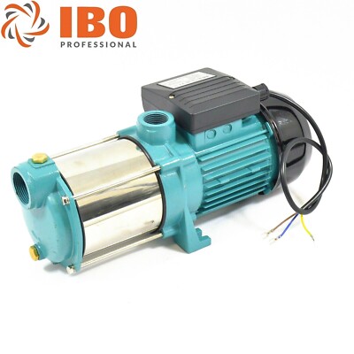 IBO Hochdruck Gartenpumpe 1800 Watt - 6000 L/h - 8 bar  Kreiselpumpe Wasserpumpe